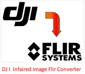 DJI infaired image Flir Converter